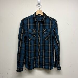 3sixteen Crosscut Flannel Plaid Men's Shirt